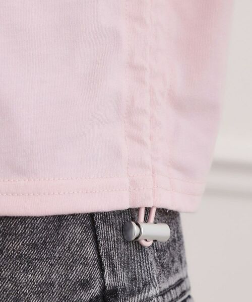 PINK-latte / ピンク ラテ カットソー | 衿付き箔ナンバーロンT | 詳細7