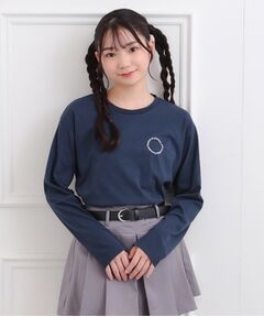 PINK-latte / ピンク ラテ Tシャツ | フロッキーくまちゃんロンT