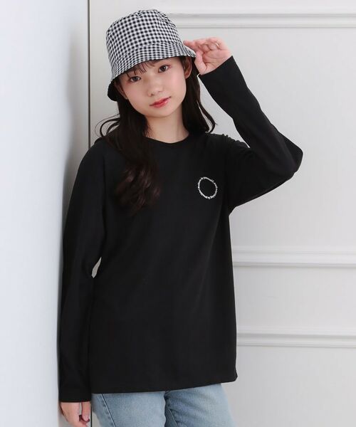 PINK-latte / ピンク ラテ Tシャツ | フロッキーくまちゃんロンT | 詳細12