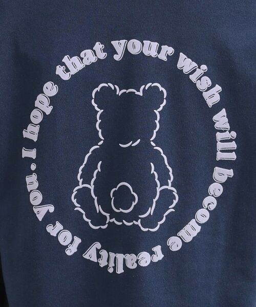 PINK-latte / ピンク ラテ Tシャツ | フロッキーくまちゃんロンT | 詳細22