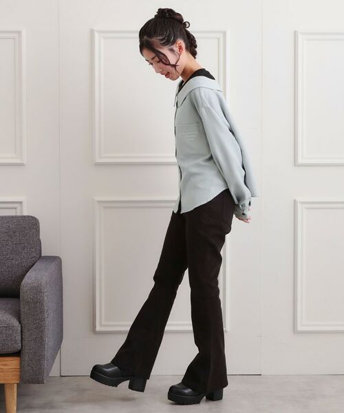 PINK-latte / ピンク ラテ カットソー | シャツドッキング長袖プルオーバー | 詳細16