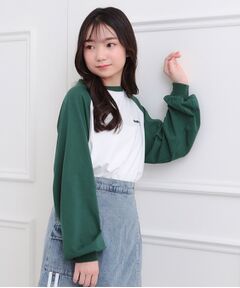 PINK-latte / ピンク ラテ Tシャツ | ラグランサガラチュニックロンT