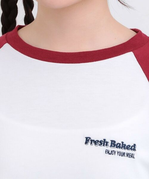 PINK-latte / ピンク ラテ Tシャツ | ラグランサガラチュニックロンT | 詳細4