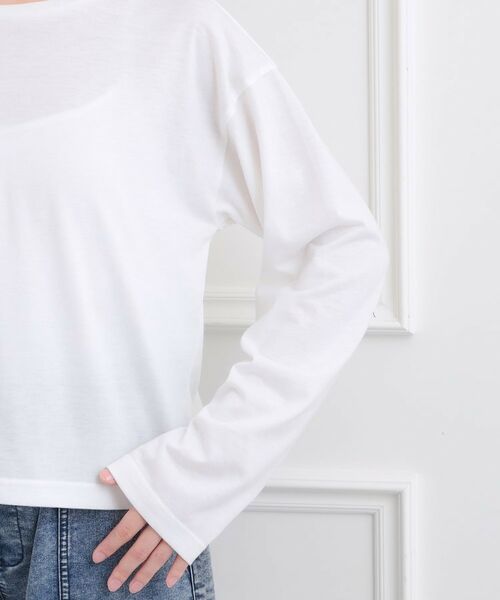 PINK-latte / ピンク ラテ ベスト | 【セットアイテム】ニットベスト＋ロンT | 詳細12