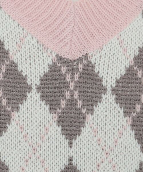 PINK-latte / ピンク ラテ ベスト | 【セットアイテム】ニットベスト＋ロンT | 詳細27
