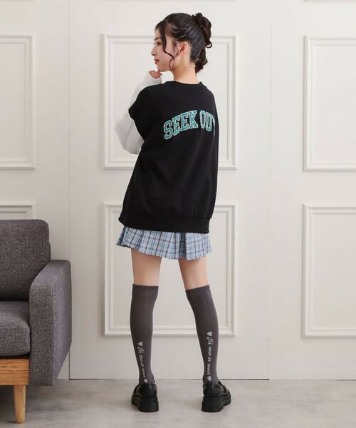 PINK-latte / ピンク ラテ カーディガン・ボレロ | バックカレッジVネックカーディガン | 詳細12