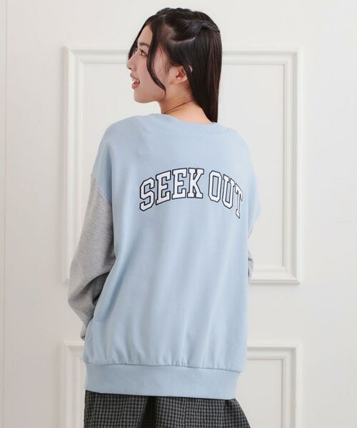 PINK-latte / ピンク ラテ カーディガン・ボレロ | バックカレッジVネックカーディガン | 詳細14