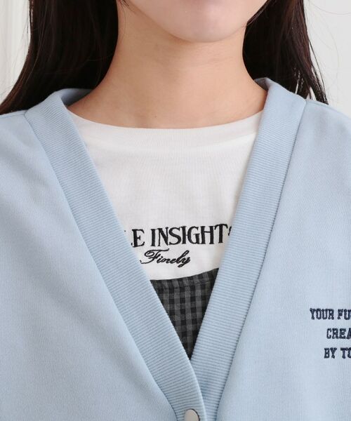 PINK-latte / ピンク ラテ カーディガン・ボレロ | バックカレッジVネックカーディガン | 詳細4