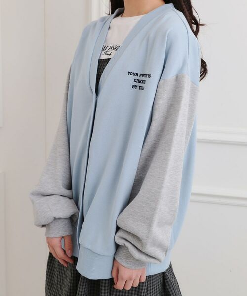 PINK-latte / ピンク ラテ カーディガン・ボレロ | バックカレッジVネックカーディガン | 詳細5