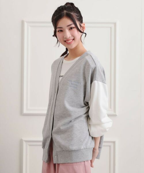 PINK-latte / ピンク ラテ カーディガン・ボレロ | バックカレッジVネックカーディガン | 詳細7