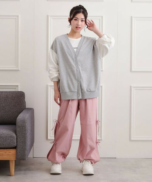 PINK-latte / ピンク ラテ カーディガン・ボレロ | バックカレッジVネックカーディガン | 詳細8