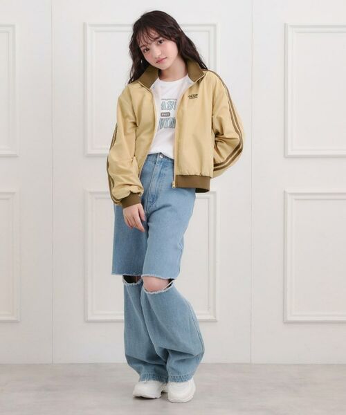 PINK-latte / ピンク ラテ レザーブルゾン・ジャケット | ライントラックジャケット | 詳細14