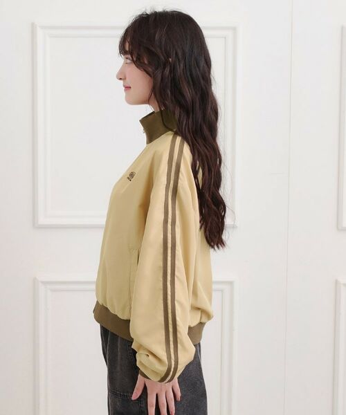 PINK-latte / ピンク ラテ レザーブルゾン・ジャケット | ライントラックジャケット | 詳細2