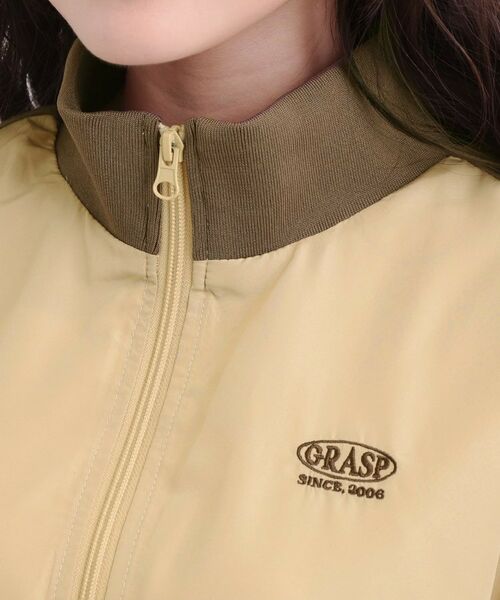 PINK-latte / ピンク ラテ レザーブルゾン・ジャケット | ライントラックジャケット | 詳細4