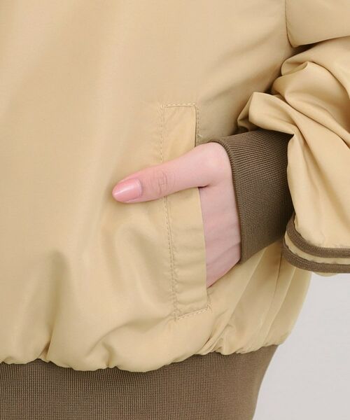 PINK-latte / ピンク ラテ レザーブルゾン・ジャケット | ライントラックジャケット | 詳細6