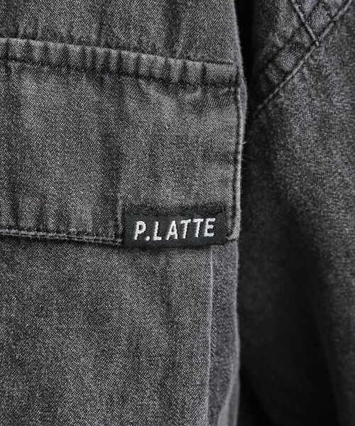 PINK-latte / ピンク ラテ レザーブルゾン・ジャケット | フード付きライトブルゾン | 詳細15