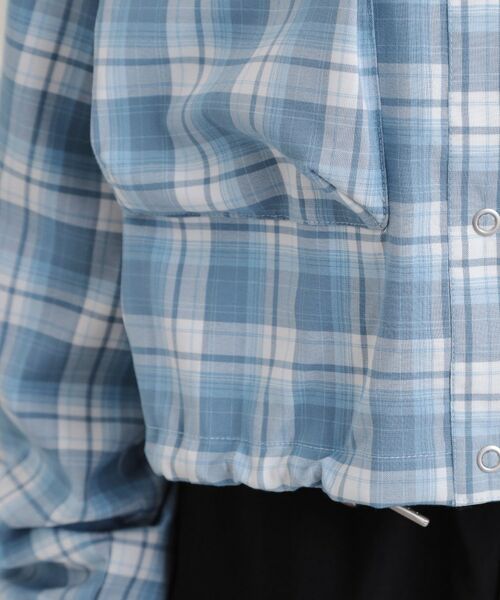 PINK-latte / ピンク ラテ レザーブルゾン・ジャケット | フード付きライトブルゾン | 詳細6