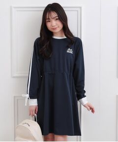 PINK-latte / ピンク ラテ ミニ丈・ひざ丈ワンピース | ポンチドロストワンピース