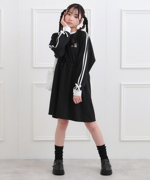 PINK-latte / ピンク ラテ ミニ丈・ひざ丈ワンピース | ポンチドロストワンピース | 詳細11