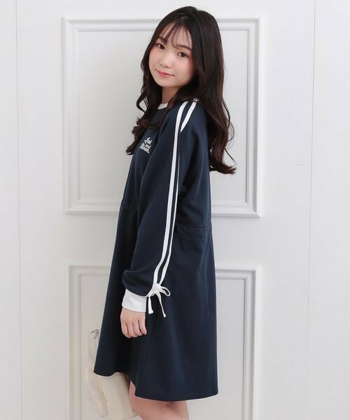 PINK-latte / ピンク ラテ ミニ丈・ひざ丈ワンピース | ポンチドロストワンピース | 詳細13