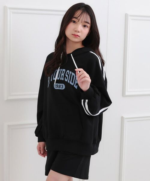 PINK-latte / ピンク ラテ セットアップ | 袖ラインパーカ＋ショートパンツセット | 詳細20