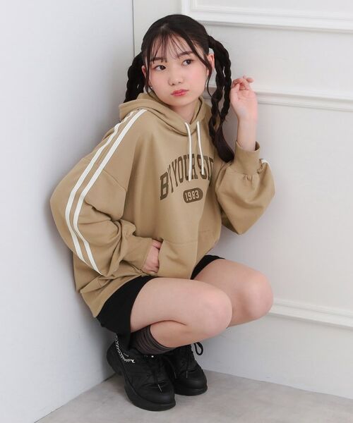 PINK-latte / ピンク ラテ セットアップ | 袖ラインパーカ＋ショートパンツセット | 詳細27