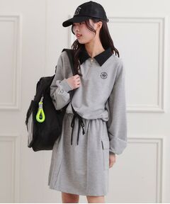 PINK-latte / ピンク ラテ セットアップ | 【セットアップ】ハーフジップ＋カーゴスカート