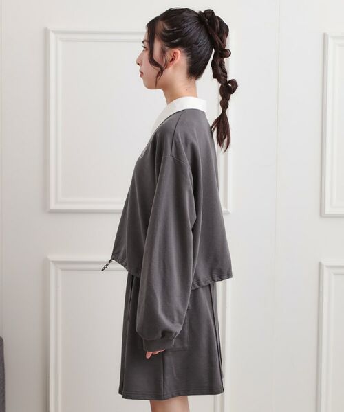 PINK-latte / ピンク ラテ セットアップ | 【セットアップ】ハーフジップ＋カーゴスカート | 詳細2