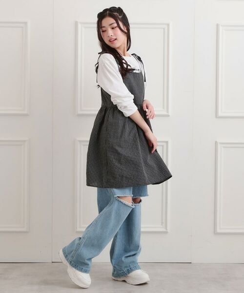 PINK-latte / ピンク ラテ その他トップス | ギンガムキャミワンピ+ロンTセット | 詳細16