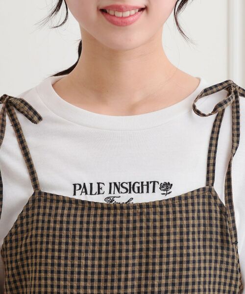 PINK-latte / ピンク ラテ その他トップス | ギンガムキャミワンピ+ロンTセット | 詳細4