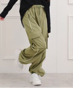 PINK-latte / ピンク ラテ パンツ | ベーシックパイピングカーゴパンツ