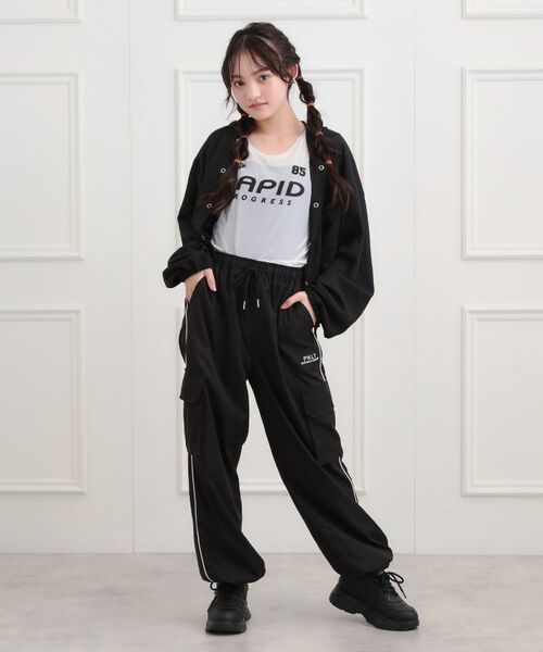 PINK-latte / ピンク ラテ パンツ | ベーシックパイピングカーゴパンツ | 詳細15