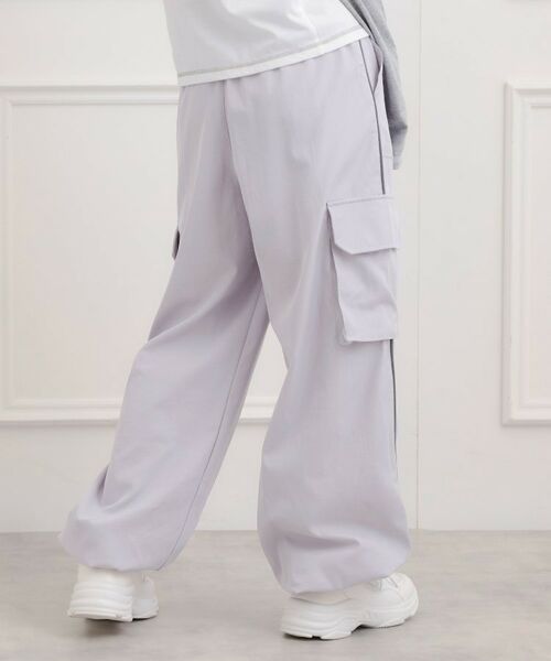 PINK-latte / ピンク ラテ パンツ | ベーシックパイピングカーゴパンツ | 詳細20