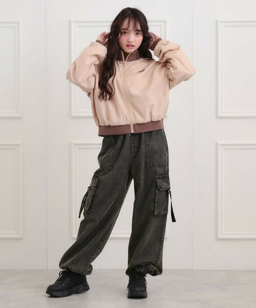 PINK-latte / ピンク ラテ デニムパンツ | ベーシックデニムカーゴパンツ | 詳細10