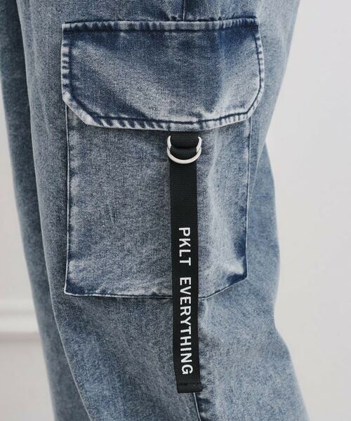 PINK-latte / ピンク ラテ デニムパンツ | ベーシックデニムカーゴパンツ | 詳細15