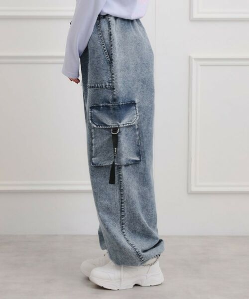 PINK-latte / ピンク ラテ デニムパンツ | ベーシックデニムカーゴパンツ | 詳細2