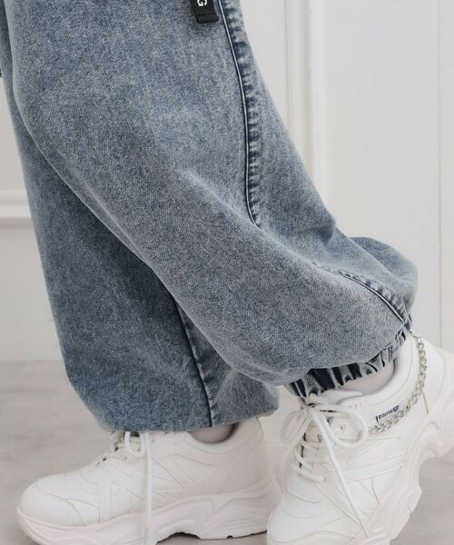 PINK-latte / ピンク ラテ デニムパンツ | ベーシックデニムカーゴパンツ | 詳細7