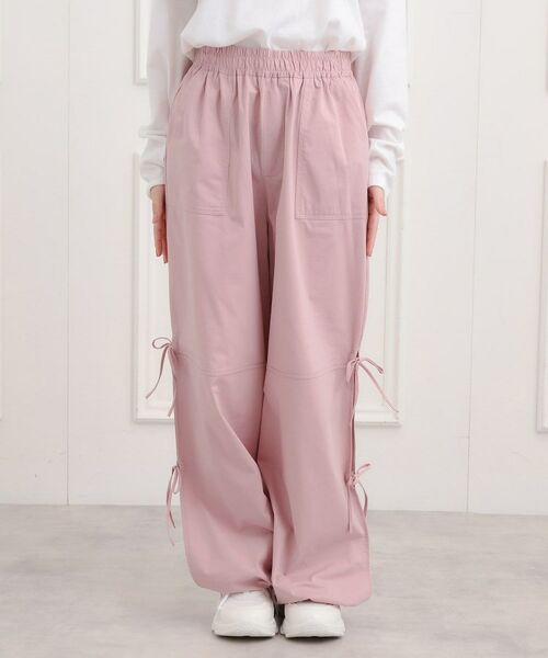 PINK-latte / ピンク ラテ パンツ | リボン付カーゴパンツ | 詳細1