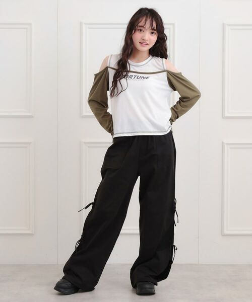 PINK-latte / ピンク ラテ パンツ | リボン付カーゴパンツ | 詳細11