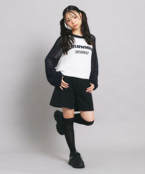 PINK-latte / ピンク ラテ ショート・ハーフ・半端丈パンツ | ハイウエストショートパンツ | 詳細11