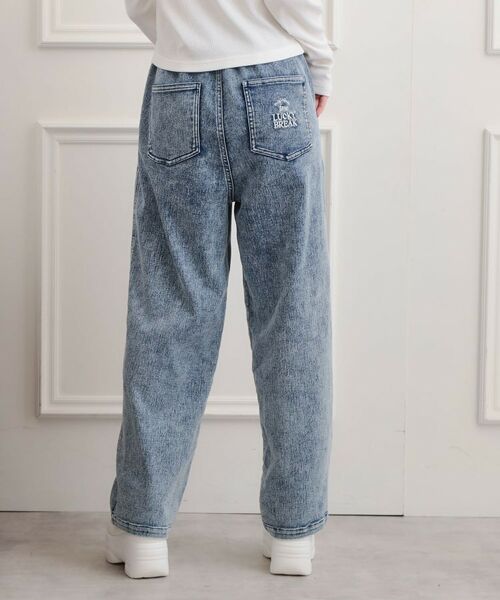 PINK-latte / ピンク ラテ パンツ | ワンポイント刺繍イージーロングパンツ | 詳細17