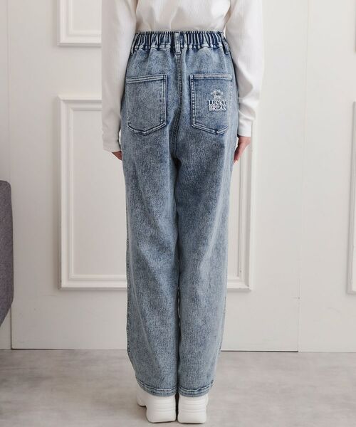 PINK-latte / ピンク ラテ パンツ | ワンポイント刺繍イージーロングパンツ | 詳細3