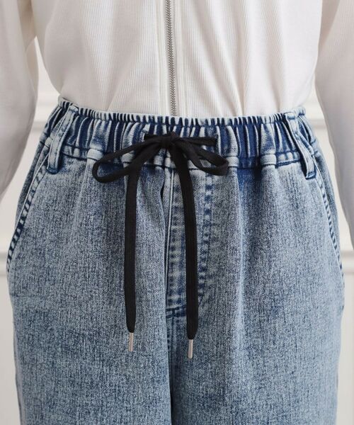 PINK-latte / ピンク ラテ パンツ | ワンポイント刺繍イージーロングパンツ | 詳細4