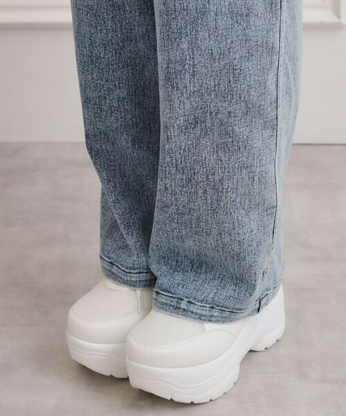 PINK-latte / ピンク ラテ パンツ | ワンポイント刺繍イージーロングパンツ | 詳細8