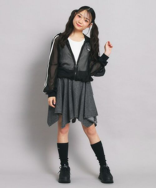 PINK-latte / ピンク ラテ ミニ・ひざ丈スカート | 変形ヘムスカート | 詳細13