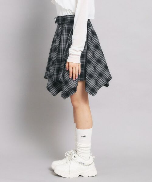 PINK-latte / ピンク ラテ ミニ・ひざ丈スカート | 変形ヘムスカート | 詳細2