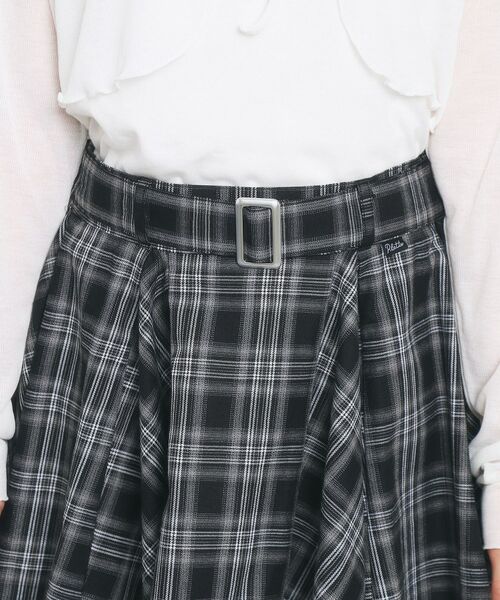 PINK-latte / ピンク ラテ ミニ・ひざ丈スカート | 変形ヘムスカート | 詳細4