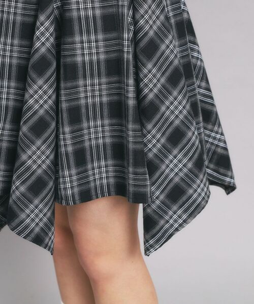 PINK-latte / ピンク ラテ ミニ・ひざ丈スカート | 変形ヘムスカート | 詳細6