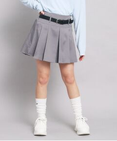 PINK-latte / ピンク ラテ ミニ・ひざ丈スカート | ベルト付プリーツスカート