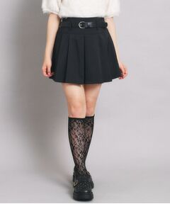 PINK-latte / ピンク ラテ ミニ・ひざ丈スカート | ベルト付プリーツスカート